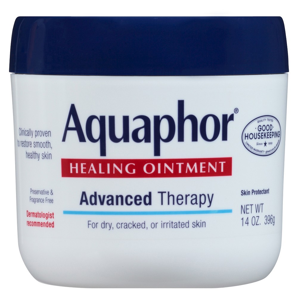 Aquaphor Advanced Therapy Healing Ointment Skin Protectant Jar, Unscented 396g