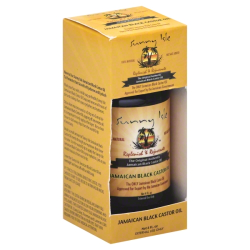 Sunny Isle Jamaican Black Castor Oil, Brown 4 Fl Oz
