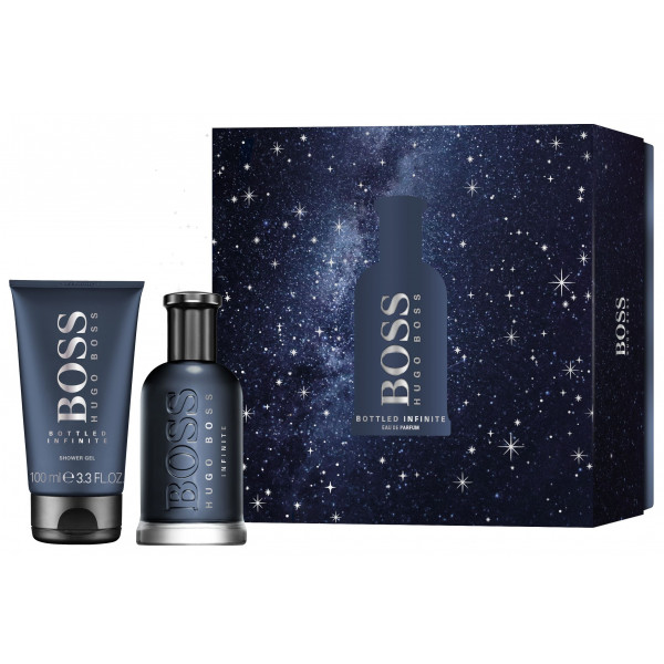 Hugo Boss Bottled Infinite Giftset - 50 ml d'eau de parfum vaporisateur + 100 ml de gel douche - coffret cadeau pour homme