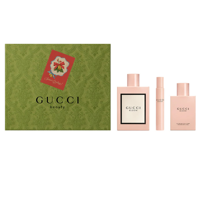 Gucci Bloom Eau De Parfum Spray 100ml Set 3 Pieces