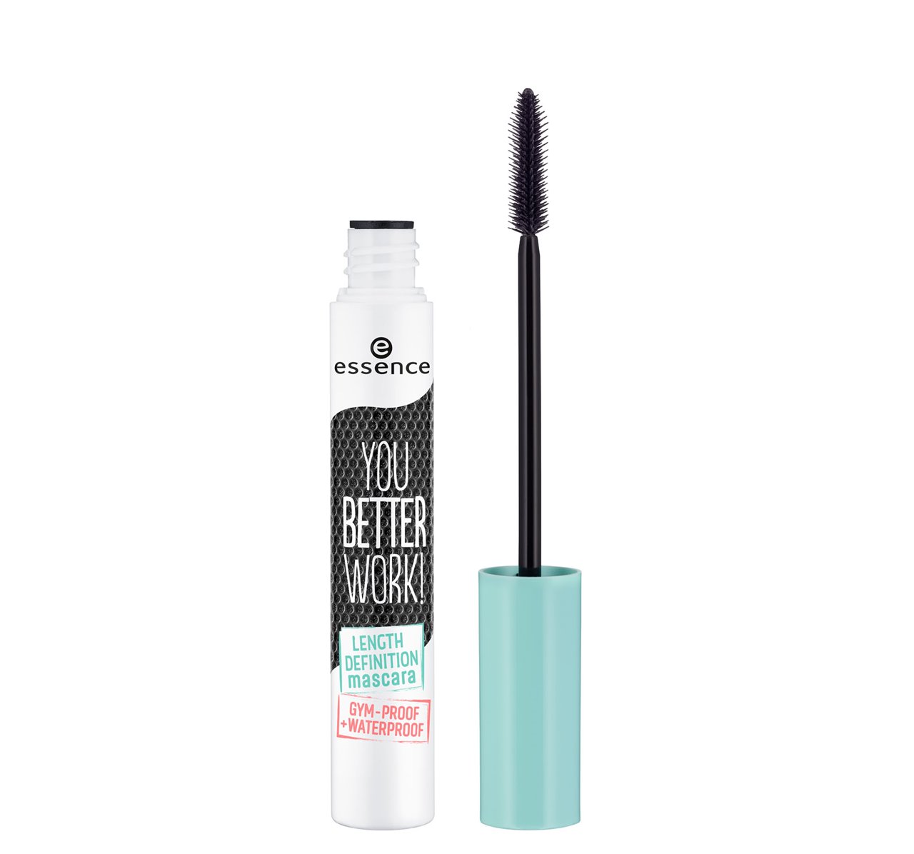 essence you better work gym proof and waterproof length definition mascara black 10ml