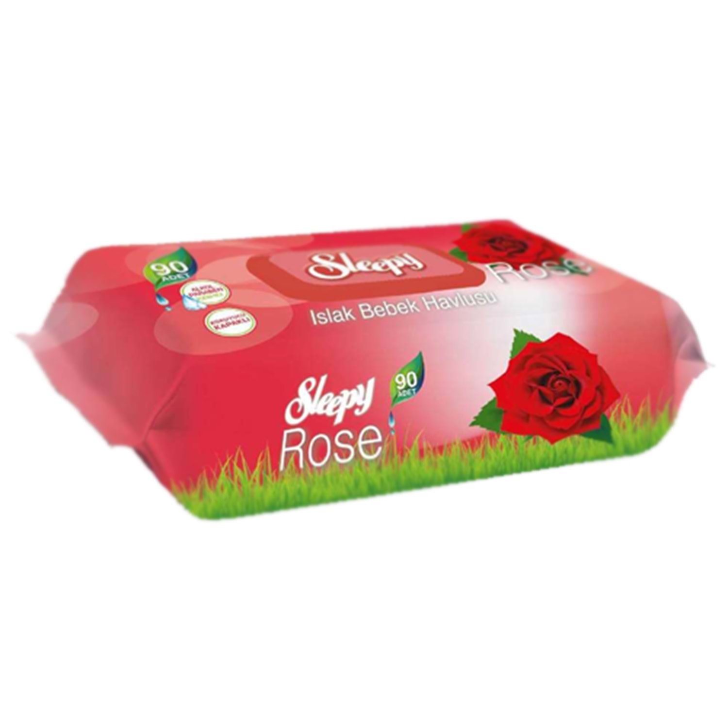 Sleepy Wet Towel Wipes 90 Petals Rose Single Pk Plastic Cover