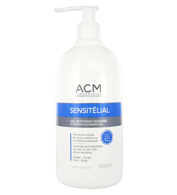 ACM SENSITÉLIAL GEL NETTOYANT SURGRAS VISAGE & CORPS 500ML