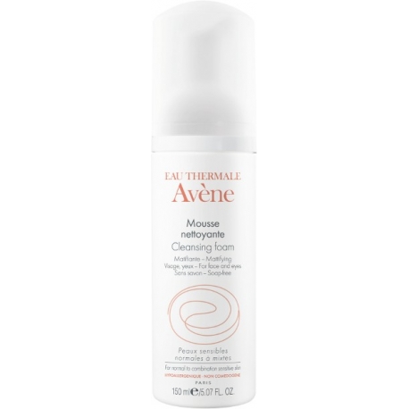 AVENE Mousse matifiante nettoyante 150ml