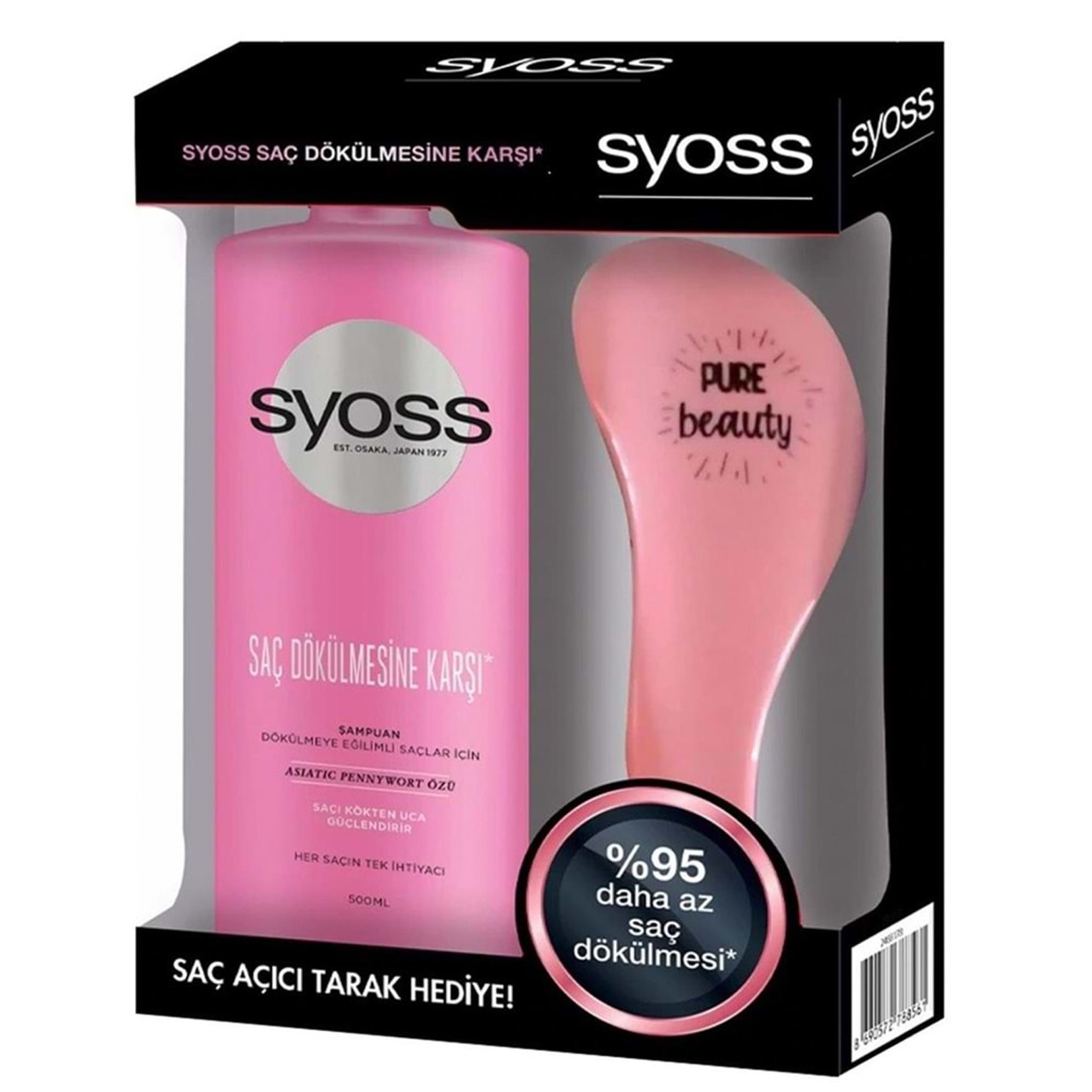 Syoss Shampoo Hair Loss+Comb 500ml