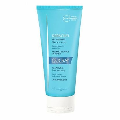 Ducray keracnyl face and body foaming gel 200ml