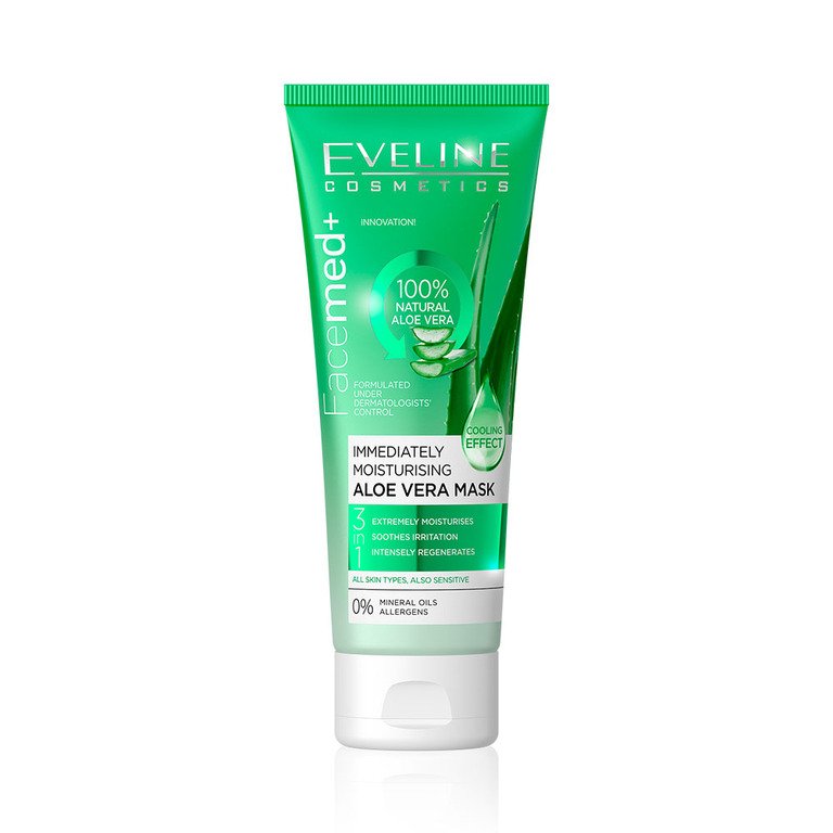 EVELINE  FACEMED+ IMMEDIATELY MOISTURISING ALOE VERA MASK