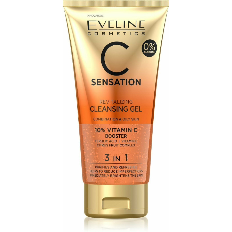 Eveline C Sensation Revitalizing 3 In 1 Cleansing Gel - 150ml