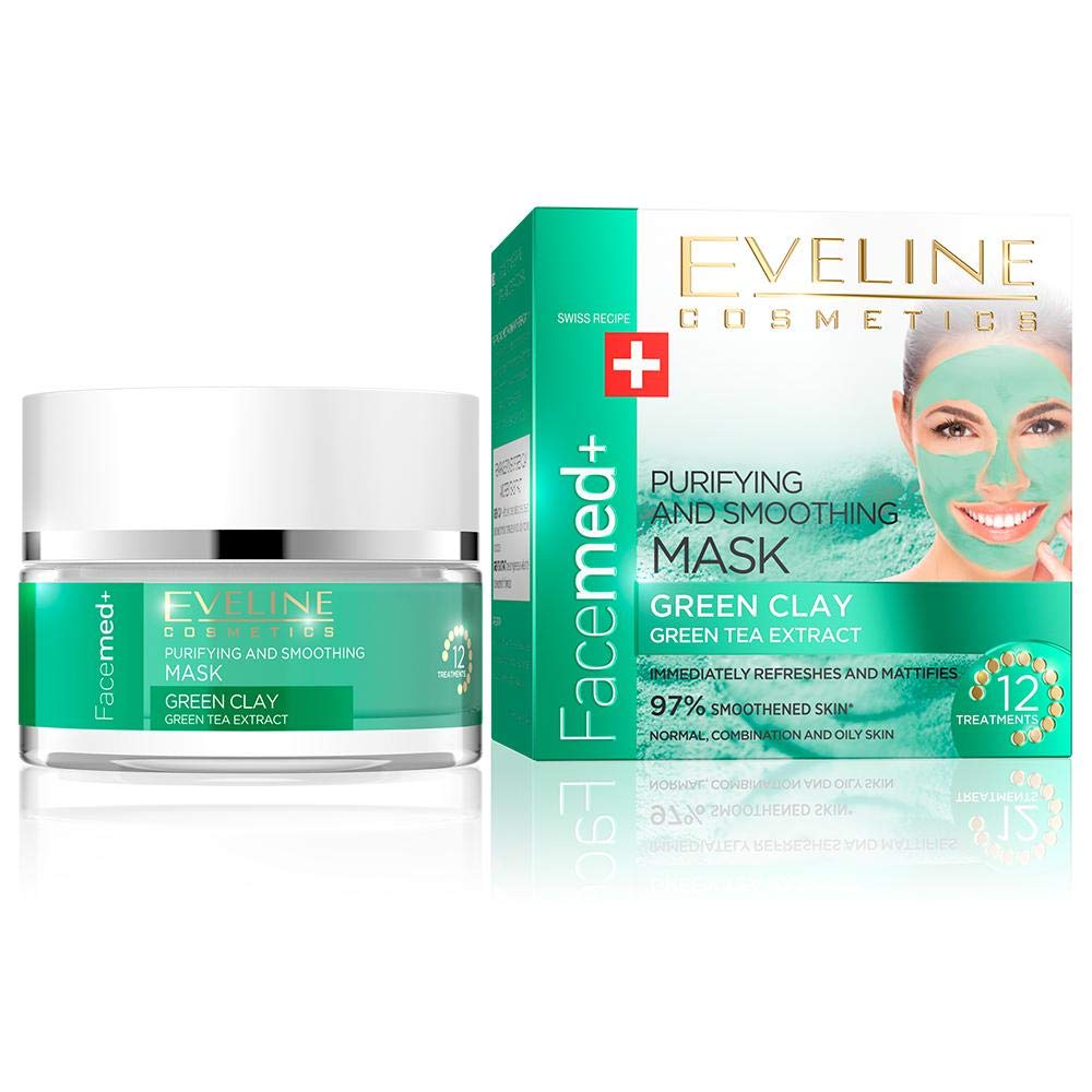 Trendy | EVELINE Facemd Purifying And Smoothing Mask With Green Clay 50 Ml