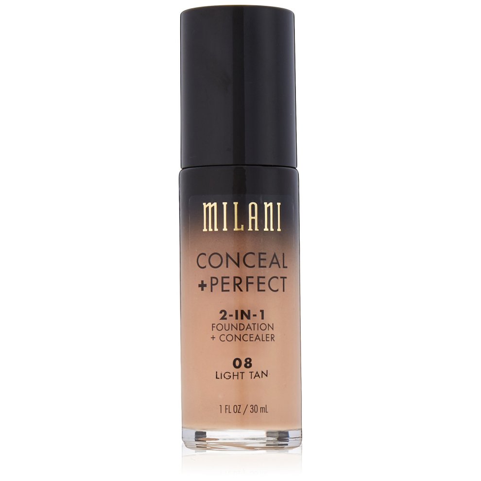 Milani Perfect 2 in 1 Foundation + Concealer *08 Light Tan*