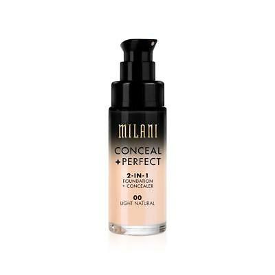 MILANI Conceal + Perfect 2-In-1 Foundation + Concealer - 00-Light Natural