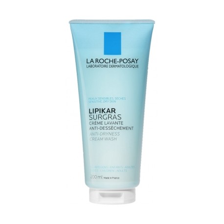 LA ROCHE POSAY LIPIKAR SURGRAS ANTI-DRYNESS CLEANSING CREAM 200ML