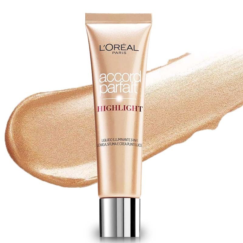 ÉCLAT DORÉ 101.D - HIGHLIGHT ENLUMINEUR FLUIDE ACCORD PARFAIT - L'ORÉAL PARIS