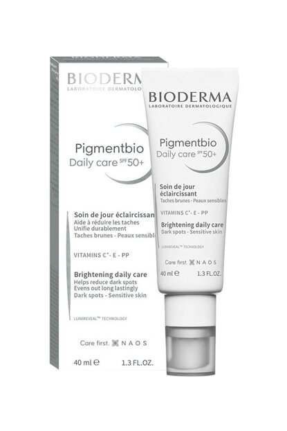 Daily Care Cream for Stained Sensitive Skin - Pigmentbio Daily Care Spf 50 40 ml