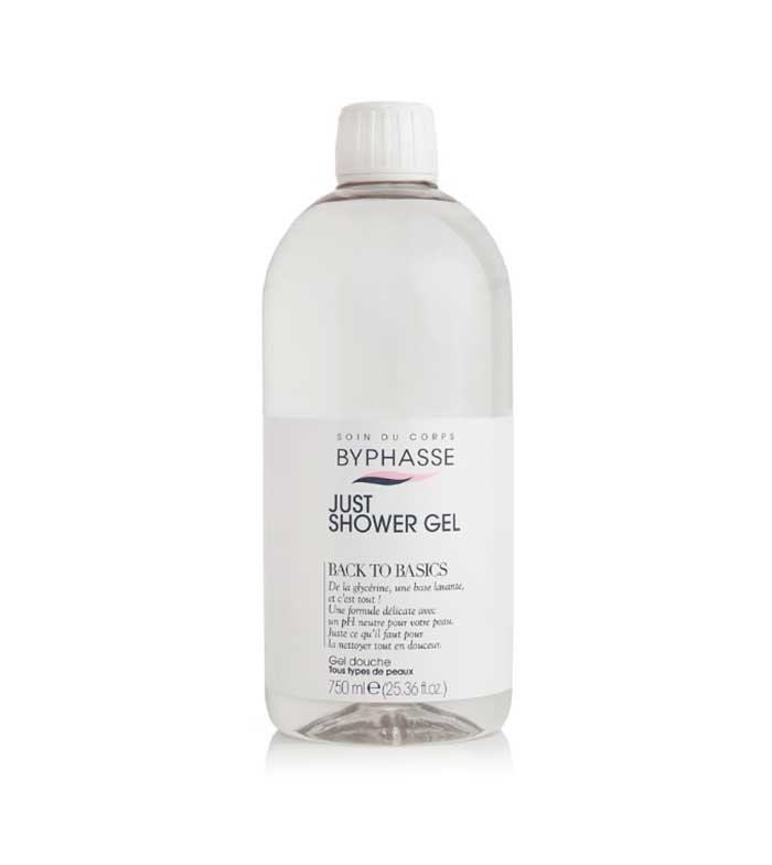 BYPHASSE JUST SHOWER GEL BACK TO BASICS ALL SKIN TYPES 750ML