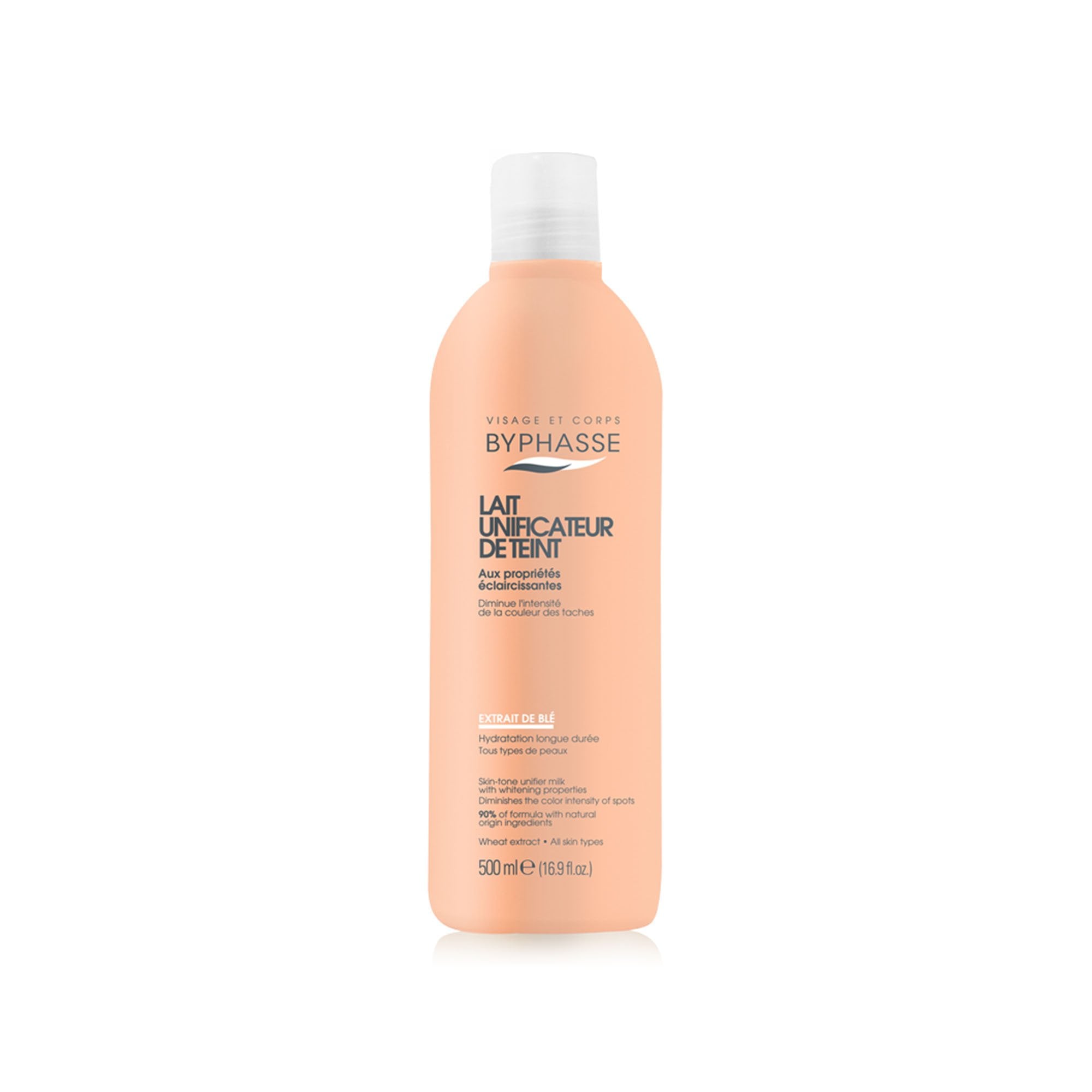 Byphasse SKIN-TONE UNIFIER MILK WHEAT EXTRACT 500 ML