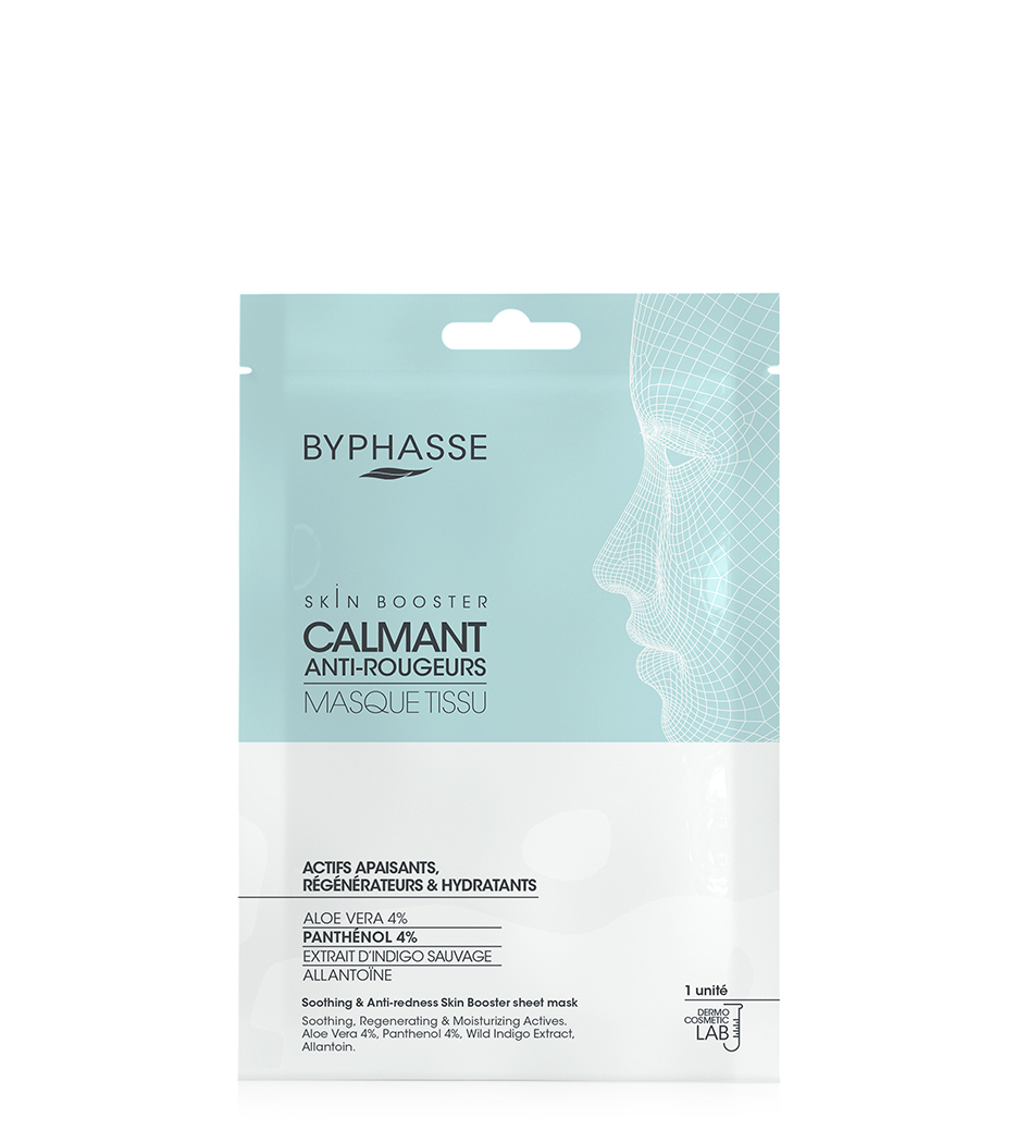 BYPHASSE - ANTI-REDNESS CALMING SHEET MASK - 18ML