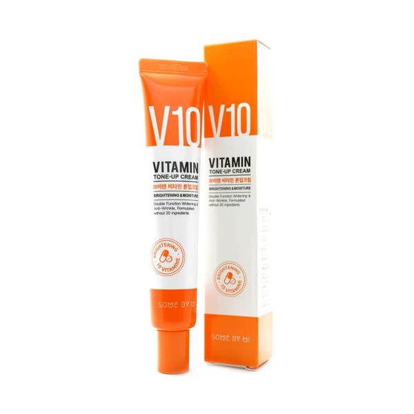 V10 Vitamin Tone-Up Cream, Brightening & Moisture (50 ml), Some By Mi