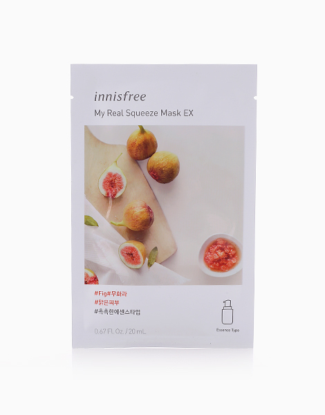 Innisfree, My Real Squeeze Beauty Mask EX, Fig, 1 Sheet,(20 ml)