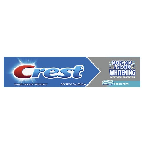 Crest Baking Soda & Peroxide Whitening with Tartar Protection Toothpaste - Fresh Mint