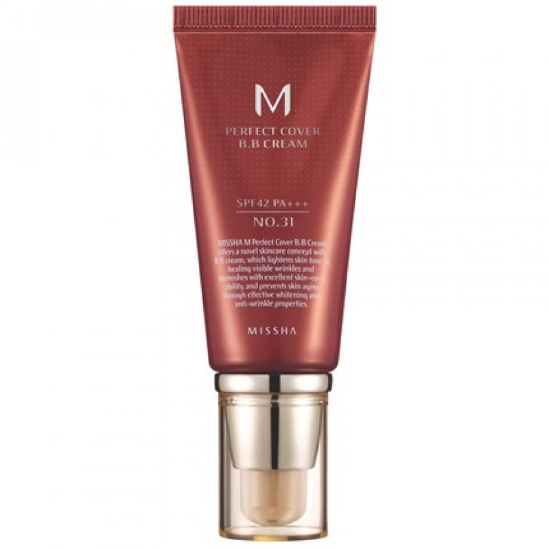 Missha M Perfect Cover BB Cream SPF42/PA+++ (No.31/Golden Beige), 50 ml