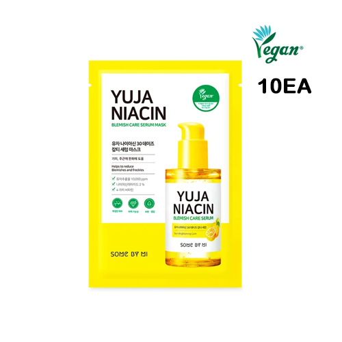 [SOME BY MI] Yuja Niacin 30 Days Blemish Care Serum Mask (10ea)