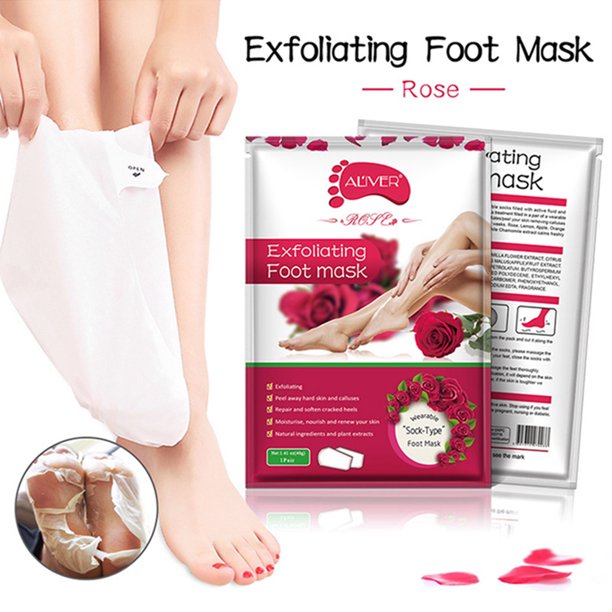 ROSE EXFOLIATING FOOT Peeling Mask Paire Peel