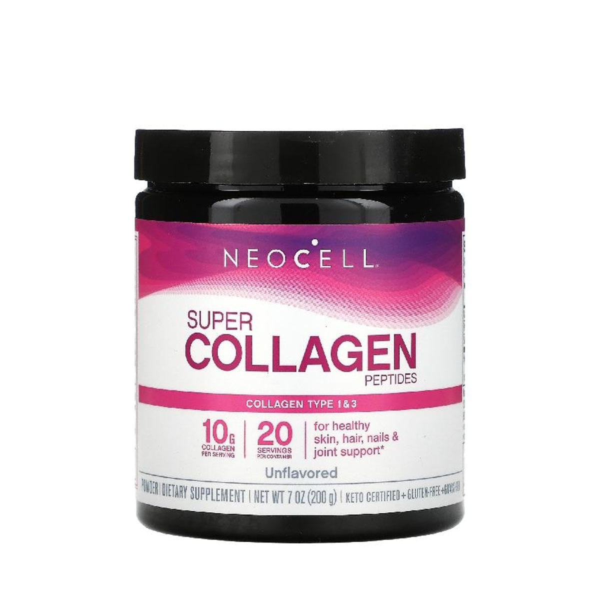 NeoCell Super Collagen Powder 6.6g Collagen Types 1 & 3 200g