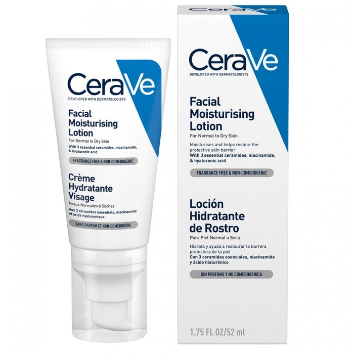 CERAVE MOISTURIZING FACE CREAM NORMAL TO DRY SKIN 52ML