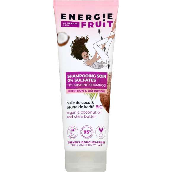 Energie Fruit Nourishing Care Shampoo 0% Sulfates Coconut Oil & Organic Shea Butter 250ml