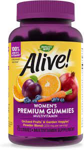 Nature's Way, Alive! Women's Premium Gummies, Multivitamin, 75 Gummies