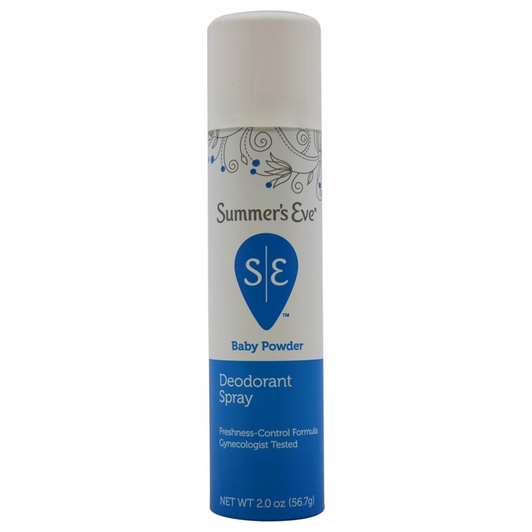 Summer's Eve Baby Powder Deodorant Spray