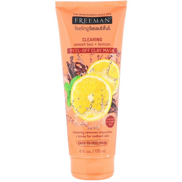 Freeman Beauty Feeling Beautiful Clearing Peel-Off Clay Beauty Mask Sweet Tea + Lemon (175 ml)