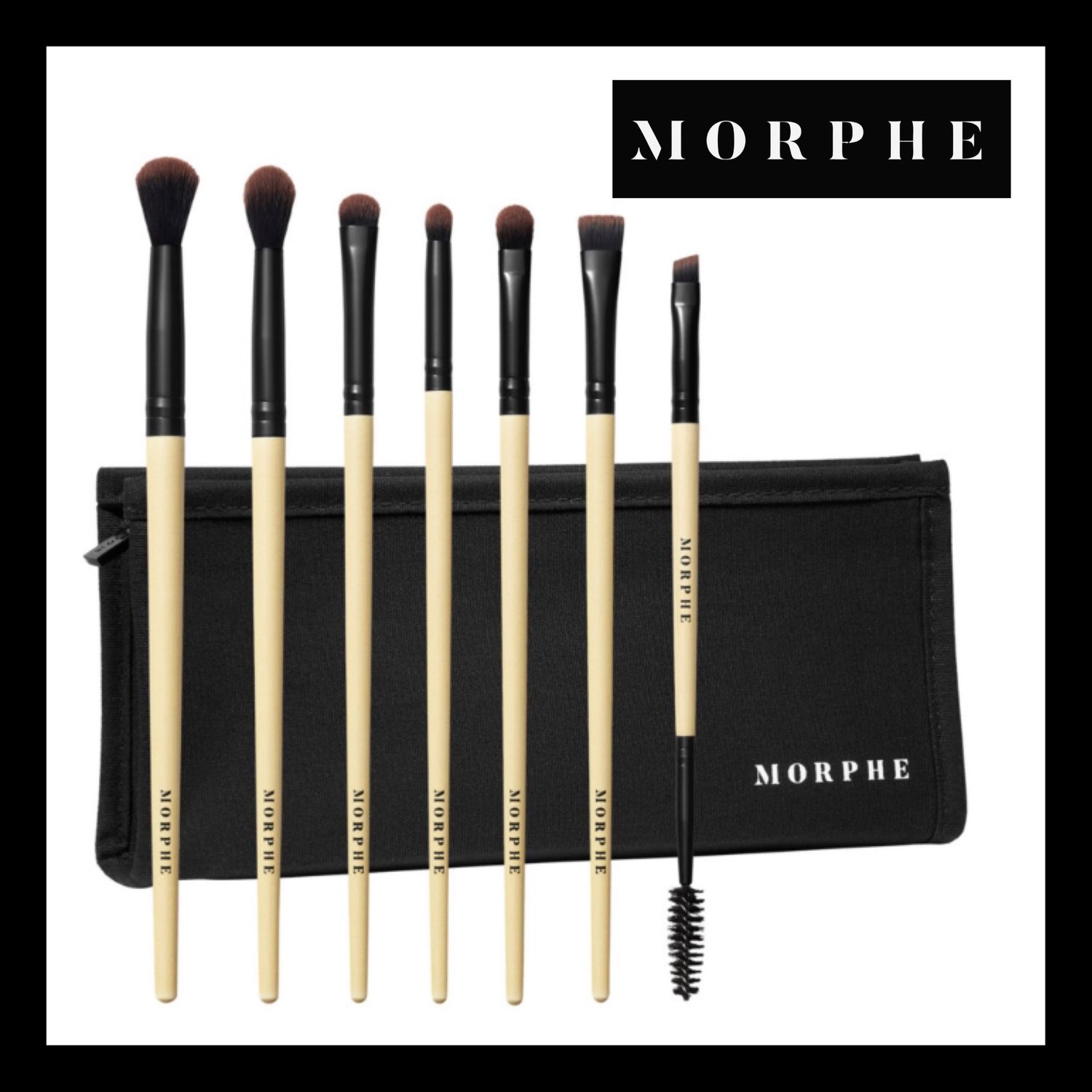 MORPHE EARTH TO BABE 7-PIECE BAMBOO EYE BRUSH SET