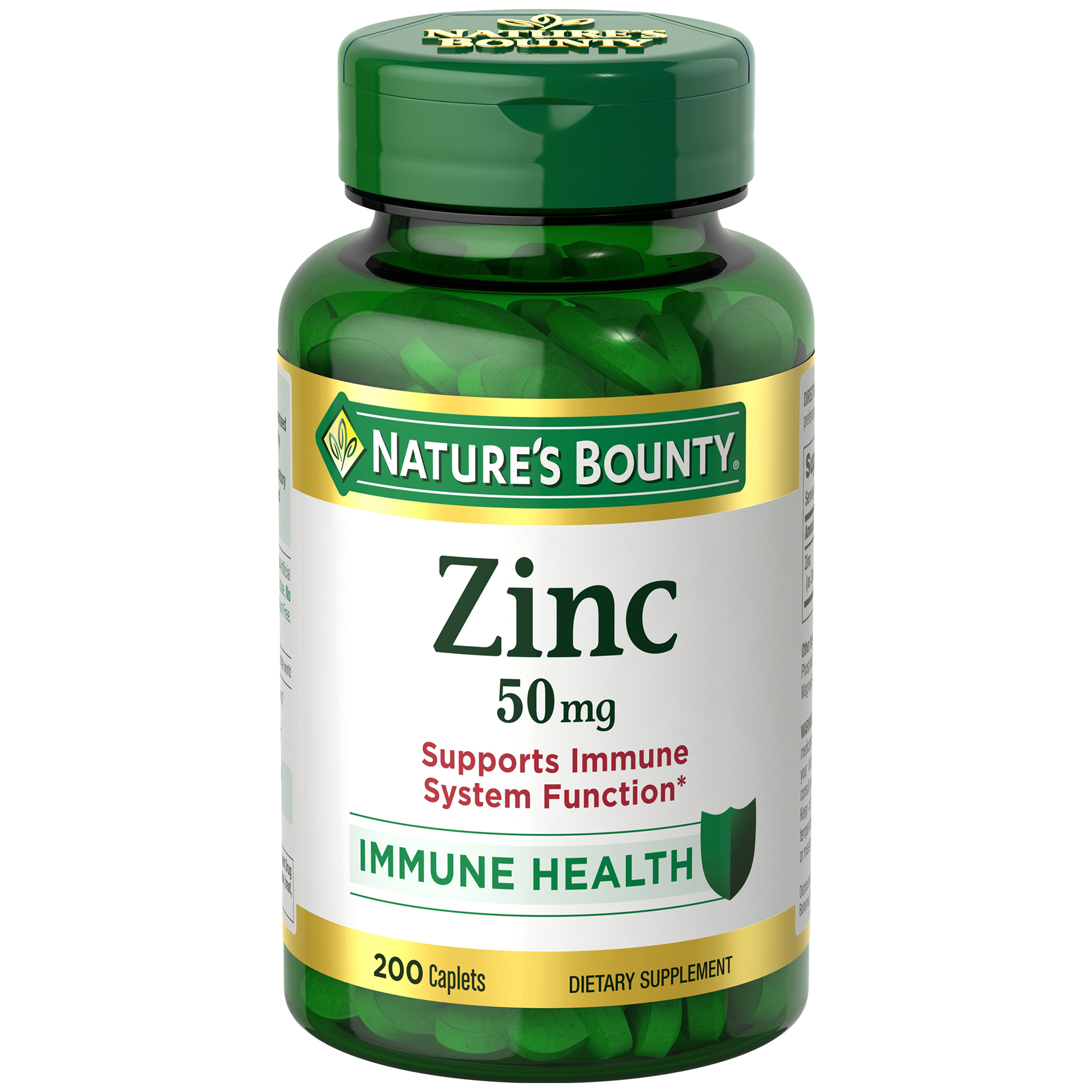 Nature's Bounty Zinc - 50 mg - 200 Caplets