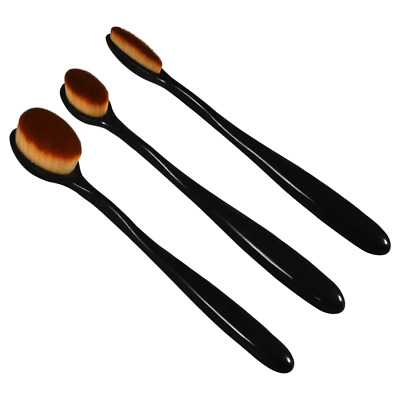 NEW Sassy + Chic Eyeshadow Brush, Contour Brush, Foundation Brush ~ Set of 3