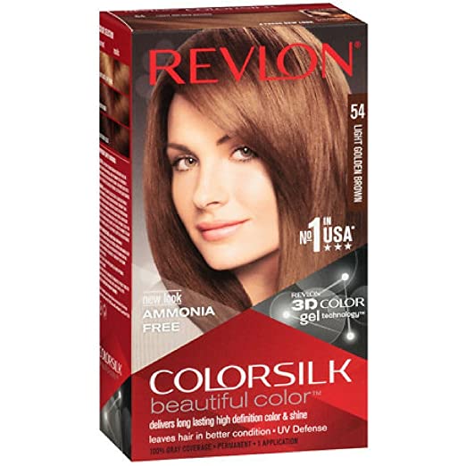 Revlon ColorSilk Hair Color 54 Light Golden Brown