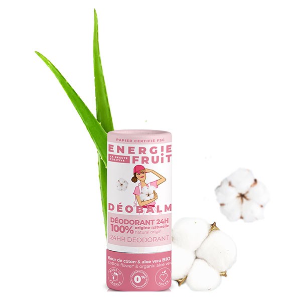 Energie Fruit Déobalm Naturel Fleur de Coton 30g