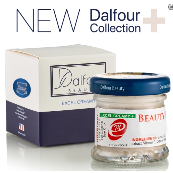 New! Dalfour Beauty Gold Seal EXCEL Light Creamy Plus Brightening Cream - With Crystallide