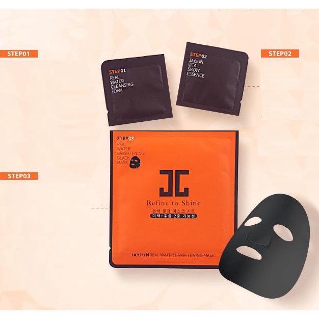 JAYJUN Real Water Brightening Black Mask