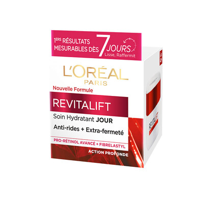 L'ORÉAL SOIN DE JOUR ANTI-RIDES + FERMETÉ REVITALIFT, 50ML