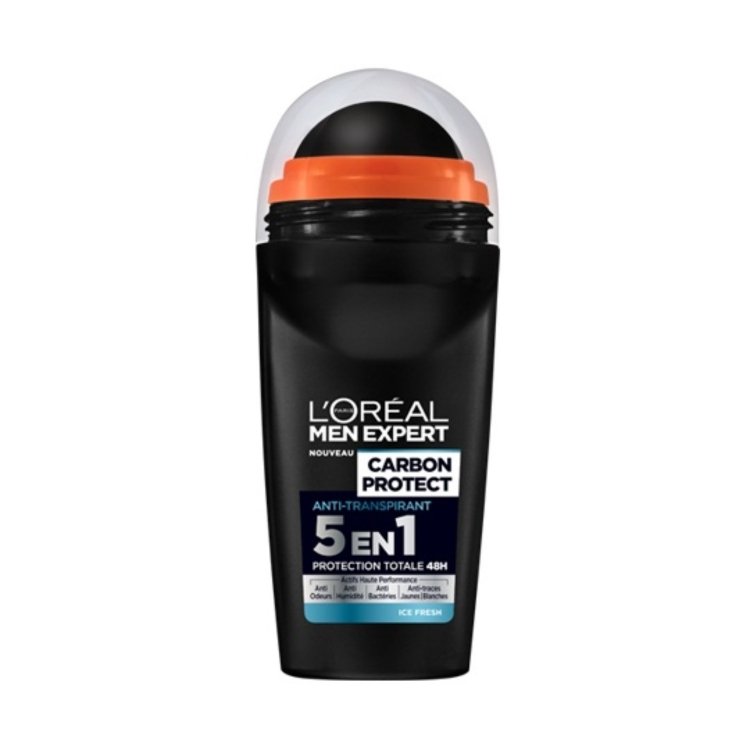 L'ORÉAL MEN EXPERT Men Expert Carbon Protect - Anti-transpirant bille 5 en 1 Ice Fresh