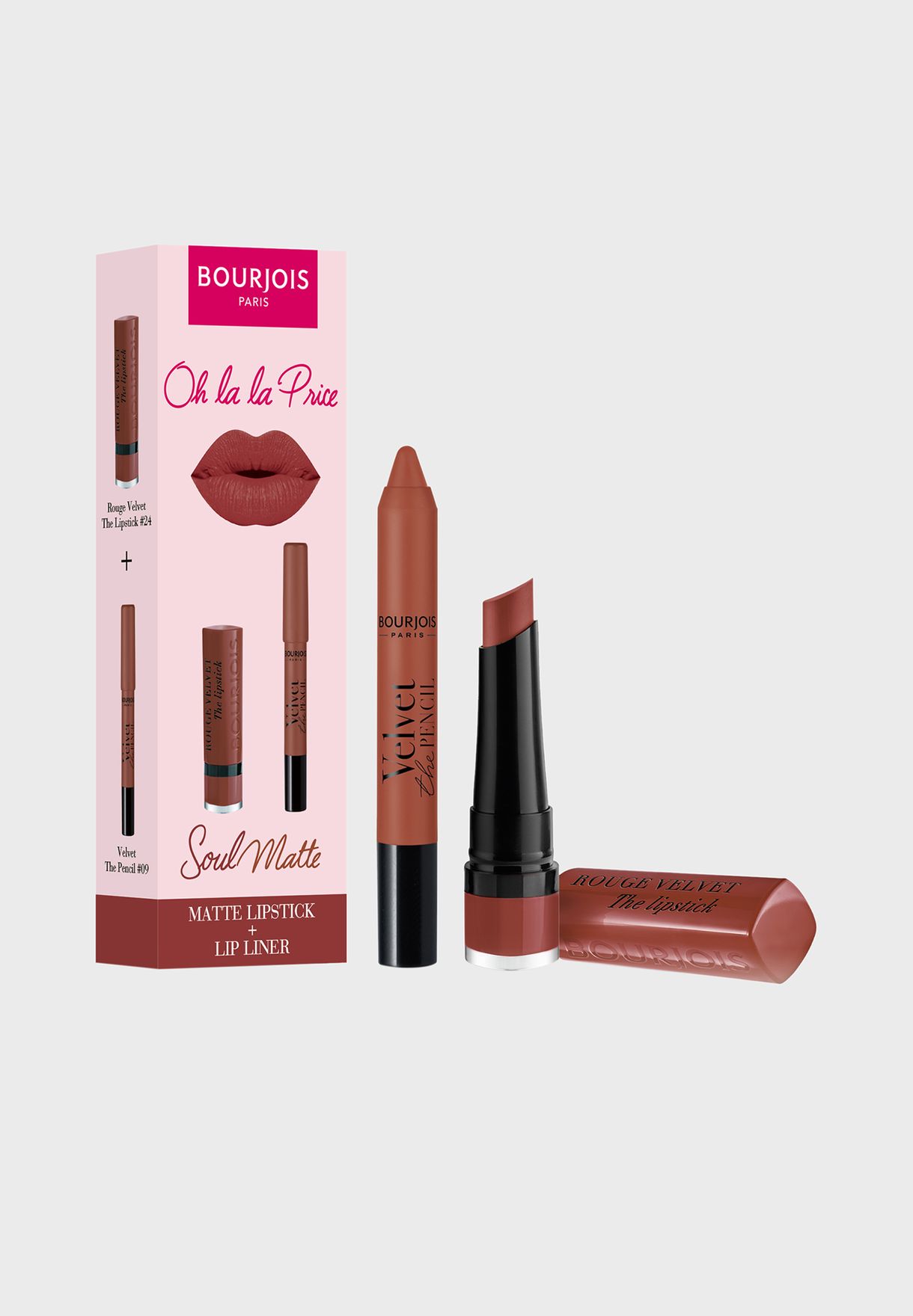 Bourjois Soul Matte Trop brunché! Lip Duo