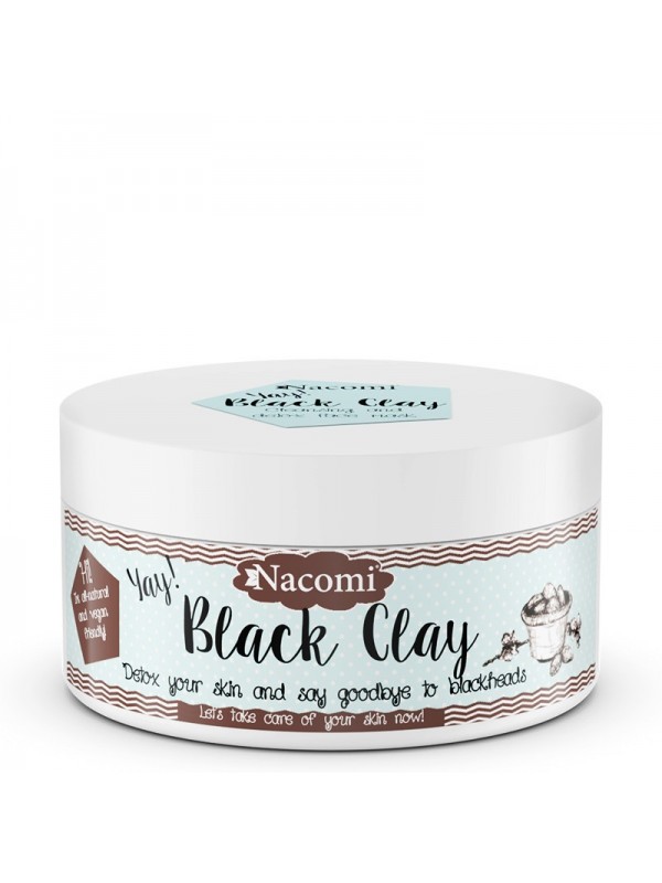 NACOMI Yay! Black Clay – Argile noire détox 90g