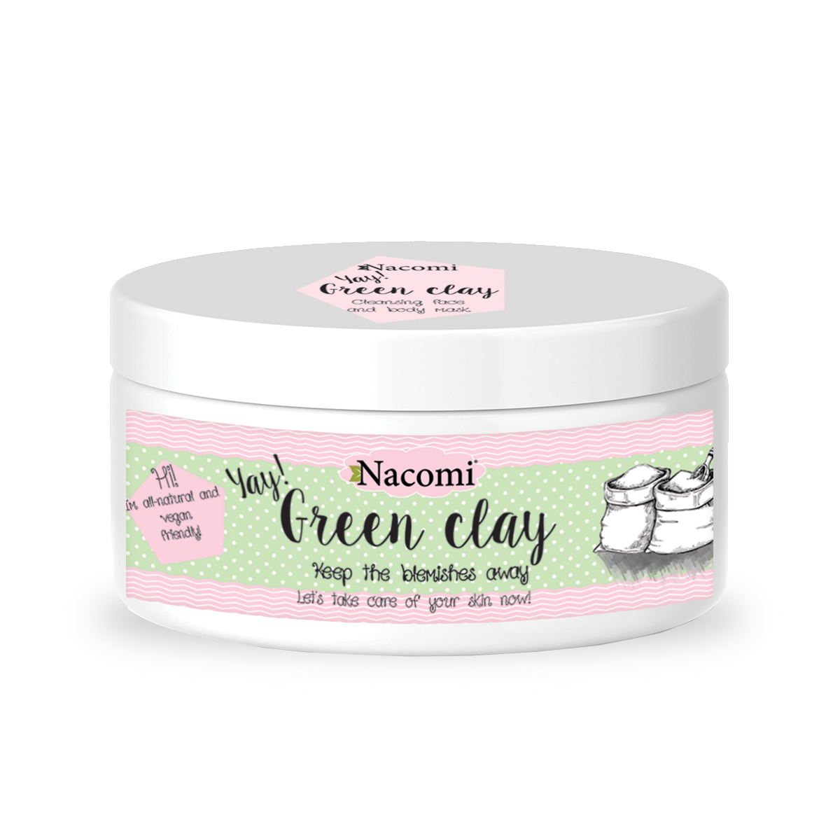 NACOMI Clay Mask Green