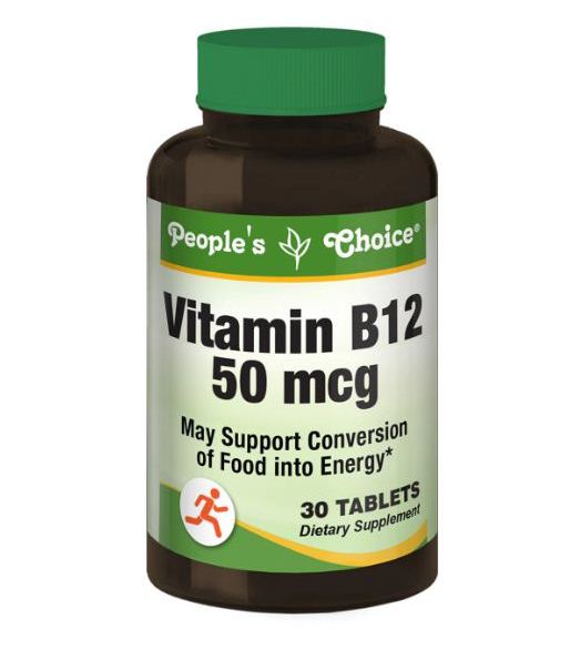 People's Choice  Nature's Measure - Vitamin B-12 (50 mcg) 30 count