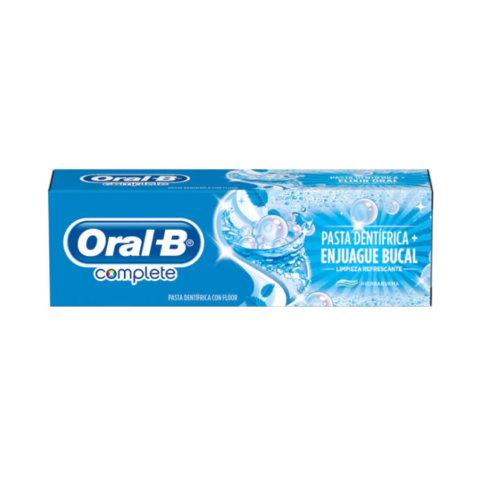 Oral b Complete Toothpaste Mouthwash Whitening 75ml