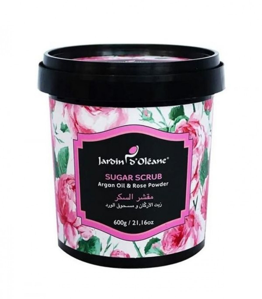 Garden Olean Argan Oil and Rose Powder Sugar Scrub - 600 gm