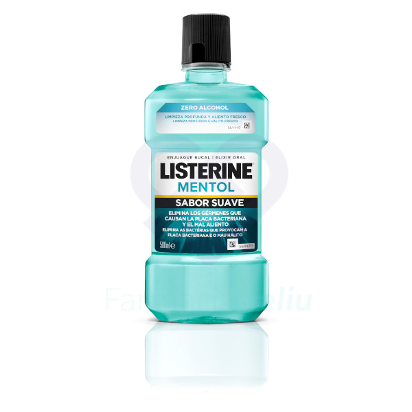 Listerine Mentol Sabor Suave, 500 ml