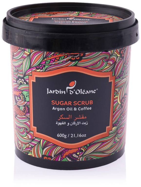 Garden Olean Sugar Scrub with Argan Oil and Coffee - 600 gm